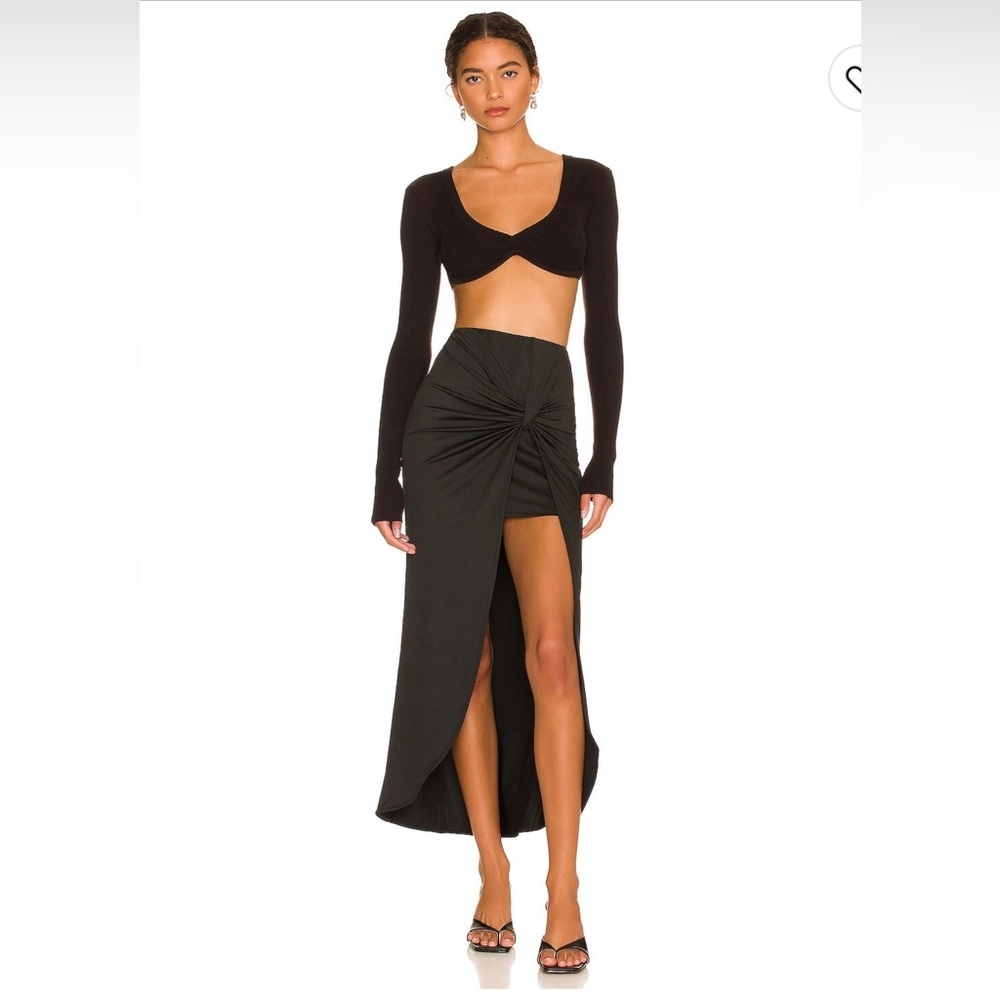 NEW with tags Superdown Black Midi Skirt